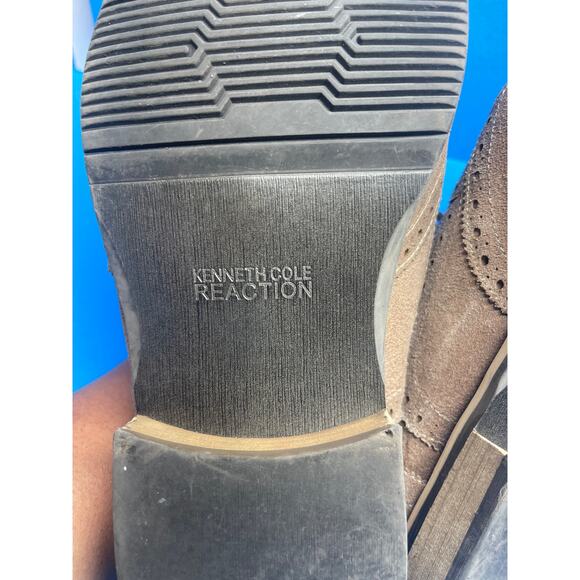 Kenneth Cole Reaction Rogue Trip Oxford Mens Sz 11.5 M From 2012 Beige - Picture 11 of 11